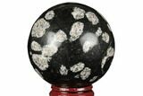Polished Snowflake Stone Sphere - Pakistan #187603-1